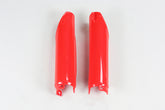 UFO Fork Slider Protectors CR125 CR250 CRF250 CRF450 - Red